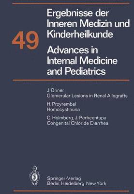 bokomslag Ergebnisse der Inneren Medizin und Kinderheilkunde / Advances in Internal Medicine and Pediatrics