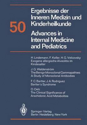 Ergebnisse der Inneren Medizin und Kinderheilkunde / Advances in Internal Medicine and Pediatrics 1