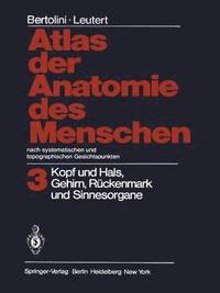 bokomslag Atlas der Anatomie des Menschen Nach systematischen und topographischen Gesichtspunkten