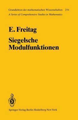 Siegelsche Modulfunktionen 1