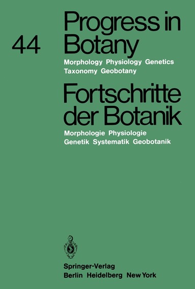 Heinz Ellenberg, Karl Esser, Klaus Kubitzki, Eberhard Schnepf, Hubert Ziegler, Heinz Ellenberg, Karl Esser - Progress in Botany / Fortschritte der Botanik, Häftad