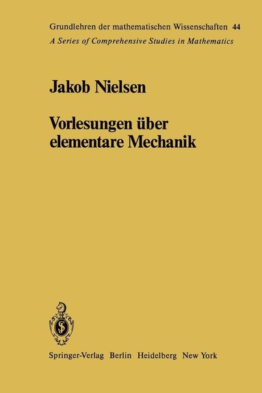 bokomslag Vorlesungen ber elementare Mechanik