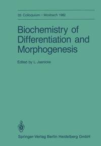 bokomslag Biochemistry of Differentiation and Morphogenesis