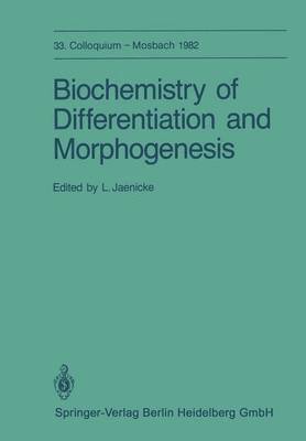 bokomslag Biochemistry of Differentiation and Morphogenesis
