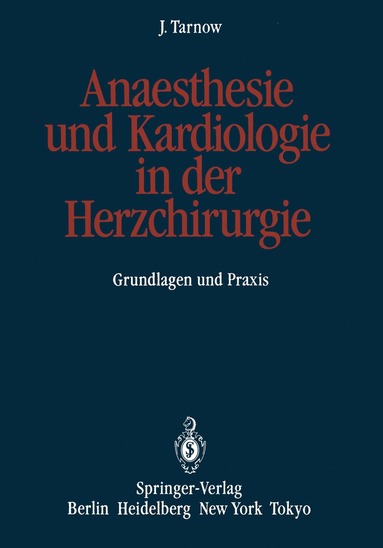 bokomslag Anaesthesie und Kardiologie in der Herzchirurgie