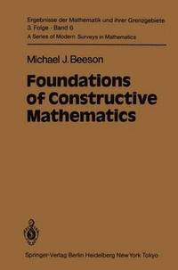 bokomslag Foundations of Constructive Mathematics