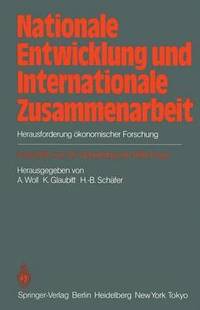 bokomslag Nationale Entwicklung und Internationale Zusammenarbeit