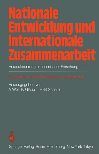 bokomslag Nationale Entwicklung und Internationale Zusammenarbeit