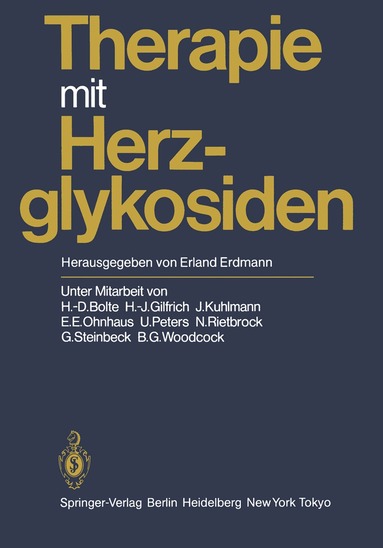 E. Erdmann - Therapie mit Herzglykosiden, Häftad