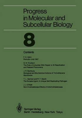 bokomslag Progress in Molecular and Subcellular Biology