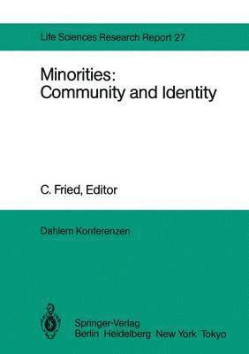 bokomslag Minorities: Community and Identity