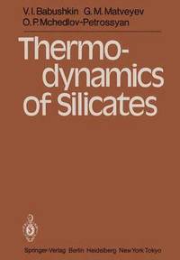 bokomslag Thermodynamics of Silicates