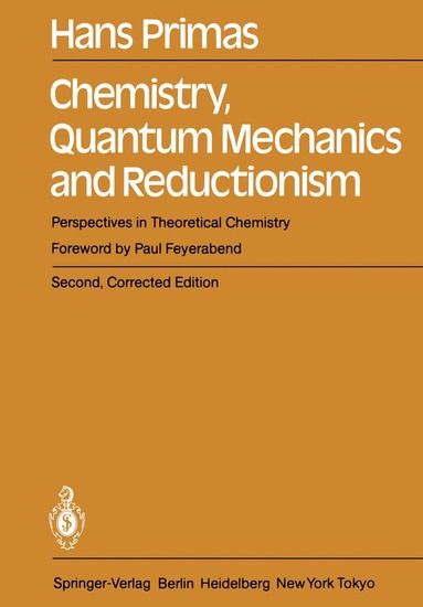 bokomslag Chemistry, Quantum Mechanics and Reductionism