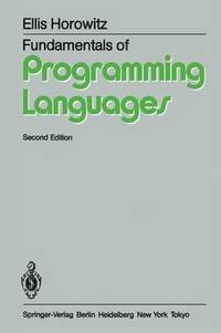 bokomslag Fundamentals of Programming Languages