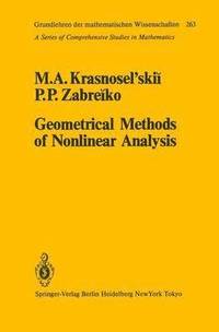 bokomslag Geometrical Methods of Nonlinear Analysis