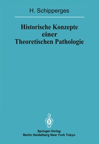 bokomslag Historische Konzepte einer Theoretischen Pathologie