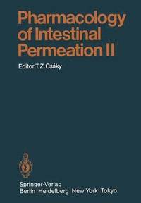 bokomslag Pharmacology of Intestinal Permeation II