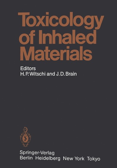 bokomslag Toxicology of Inhaled Materials