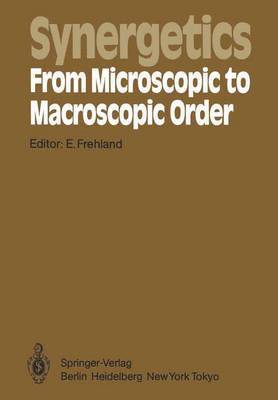 Synergetics  From Microscopic to Macroscopic Order 1