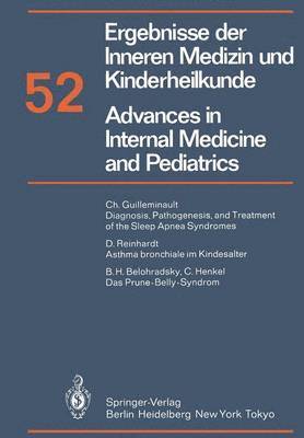 bokomslag Ergebnisse der Inneren Medizin und Kinderheilkunde / Advances in Internal Medicine and Pediatrics