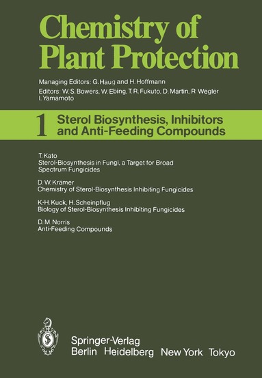 Sterol Biosynthesis Inhibitors and Anti-Feeding Compounds, Häftad