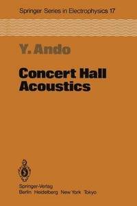 bokomslag Concert Hall Acoustics