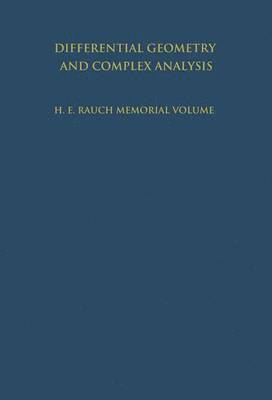 bokomslag Differential Geometry and Complex Analysis