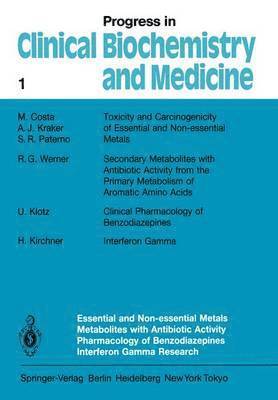 bokomslag Essential and Non-Essential Metals Metabolites with Antibiotic Activity Pharmacology of Benzodiazepines Interferon Gamma Research