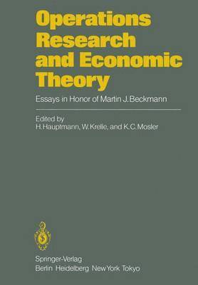 Operations Research and Economic Theory 1