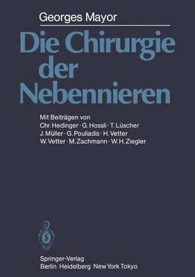 Die Chirurgie der Nebennieren 1