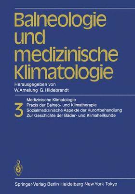 Balneologie und medizinische Klimatologie 1