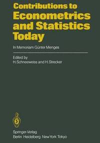 bokomslag Contributions to Econometrics and Statistics Today