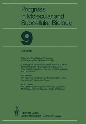 bokomslag Progress in Molecular and Subcellular Biology