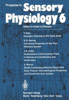 bokomslag Progress in Sensory Physiology