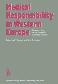 bokomslag Medical Responsibility in Western Europe
