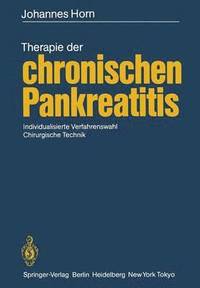bokomslag Therapie der chronischen Pankreatitis