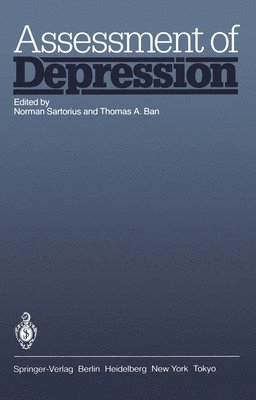 Norman Sartorius, Thomas A. Ban - Assessment of Depression, Häftad