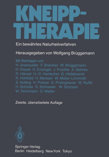 Wolfgang Brüggemann, Wolfgang Brüggemann - Kneipptherapie, Häftad