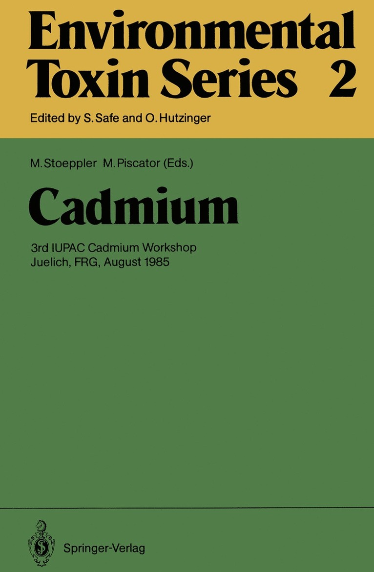M. Stoeppler, M. Piscator - Cadmium, Häftad