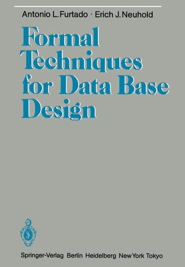 bokomslag Formal Techniques for Data Base Design