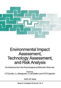 bokomslag Environmental Impact Assessment, Technology Assessment, and Risk Analysis