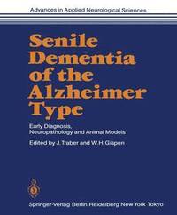 bokomslag Senile Dementia of the Alzheimer Type