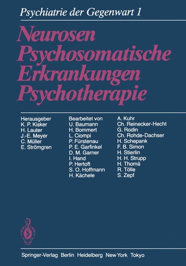 bokomslag Psychiatrie der Gegenwart