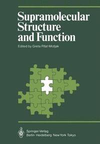 bokomslag Supramolecular Structure and Function