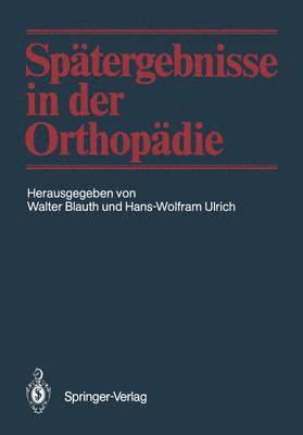 bokomslag Sptergebnisse in der Orthopdie