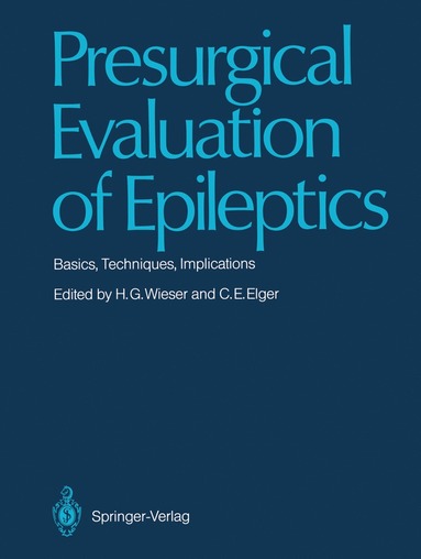 bokomslag Presurgical Evaluation of Epileptics