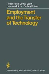bokomslag Employment and the Transfer of Technology