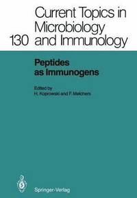 bokomslag Peptides as Immunogens