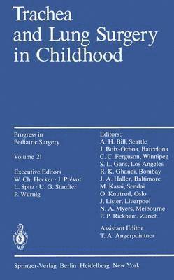 bokomslag Trachea and Lung Surgery in Childhood