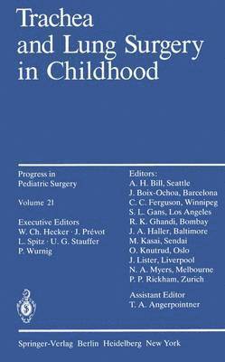Trachea and Lung Surgery in Childhood
